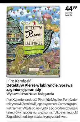 Empik Książka Detektyw Pierre w labiryncie. Sprawa zaginionej piramidy oferta