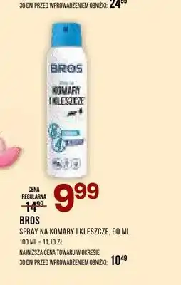 Drogerie Natura Spray na komary i kleszcze Bros oferta