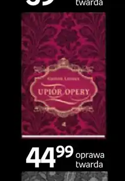 Empik Książka Upiór opery Gaston Leroux oprawa twarda oferta