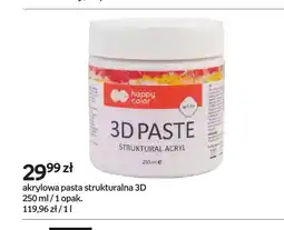 Empik Akrylowa pasta strukturalna 3D Happy Color oferta