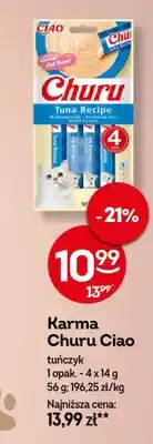 Żabka Karma dla kotów Ciao Churu tuńczyk oferta