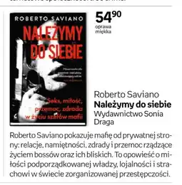 Empik Książka Należymy do siebie Roberto Saviano oferta