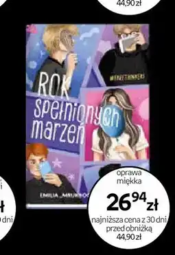 Empik Książka Rok spełnionych marzeń Emilia Mikos oferta