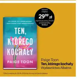Empik Książka Ten, którego kochały Paige Toon oferta