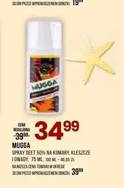Drogerie Natura Spray DEET 50% na komary kleszcze i owady Mugga oferta