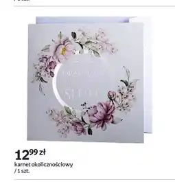 Empik Karnet okolicznościowy Gratulacje z okazji ślubu oferta