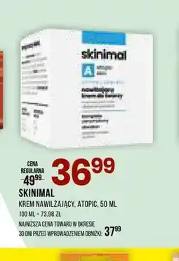 Drogerie Natura Krem nawilżający Atopic Skinimal oferta