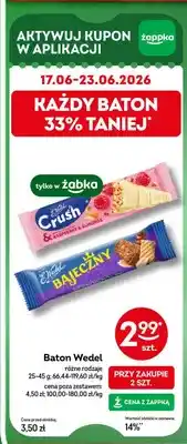 Żabka Baton E.Wedel Crush White Chocolate Raspberry & Almonds oferta