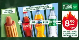 Żabka Zestaw Hot Dog i napój Coca-Cola oferta