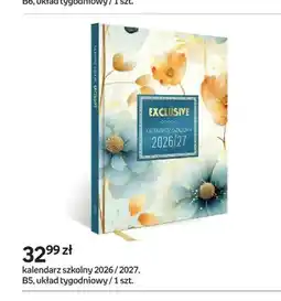 Empik Kalendarz szkolny Interdruk Exclusive 2026/2027 B5 oferta