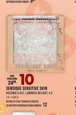 Drogerie Natura Rozświetlacz Sensique Sensitive Skin Luminous Delight oferta