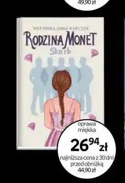 Empik Książka Rodzina Monet Skarb Weronika Anna Marczak oferta