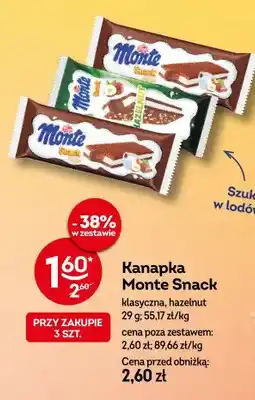 Żabka Kanapka Monte Snack klasyczna oferta