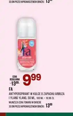 Drogerie Natura Antyperspirant w kulce o zapachu arbuza i ylang ylang Fa oferta
