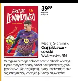 Empik Książka Graj jak Lewandowski Maciej Słomiński oprawa miękka oferta