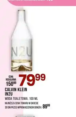 Drogerie Natura Woda toaletowa Calvin Klein IN2U oferta
