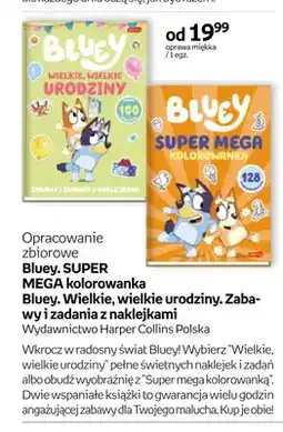 Empik Książka Bluey SUPER MEGA kolorowanka oferta
