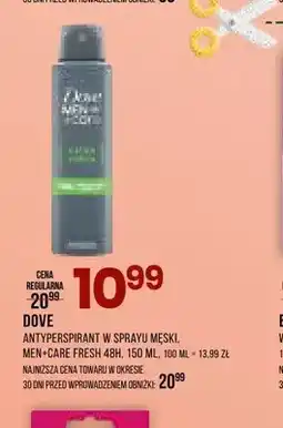 Drogerie Natura Antyperspirant w sprayu męski Dove Men+Care Fresh oferta