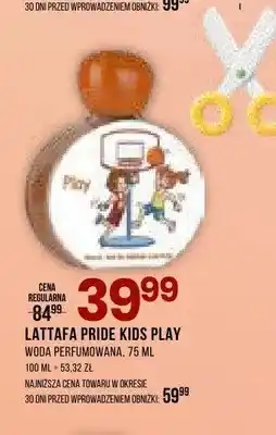Drogerie Natura Woda perfumowana Lattafa Pride Kids Play oferta