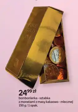 Empik Bombonierka sztabka z monetami z masy kakaowo-mlecznej oferta