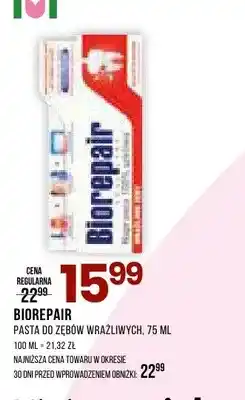 Drogerie Natura Pasta do zębów wrażliwych Biorepair oferta