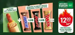 Żabka Zestaw Hot Dog Max i Baton Snickers oferta