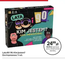Empik Gra imprezowa Lata 80 i 90. Kim jestem? Gift Republic oferta