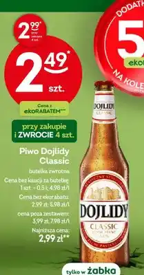 Żabka Piwo Dojlidy Classic oferta