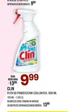 Drogerie Natura Płyn do powierzchni szklanych Clin oferta