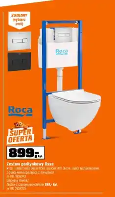 OBI Zestaw podtynkowy Roca Ossa z przyciskiem chrom oferta