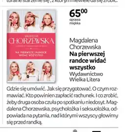 Empik Książka Na pierwszej randce widać wszystko Magdalena Chorzewska oprawa miękka oferta