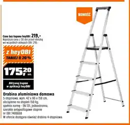 OBI Drabina aluminiowa domowa oferta