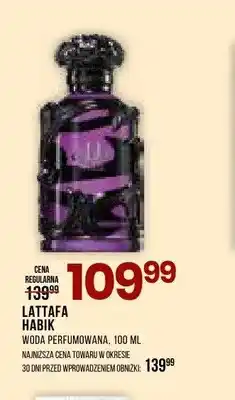 Drogerie Natura Woda perfumowana Lattafa Habik oferta