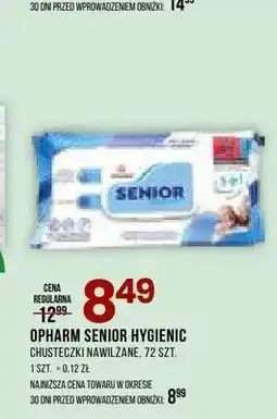 Drogerie Natura Chusteczki nawilżane Opharm Senior Hygienic oferta
