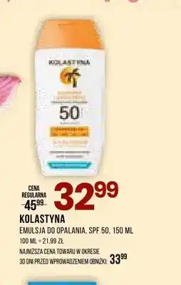 Drogerie Natura Emulsja do opalania Kolastyna SPF 50 oferta