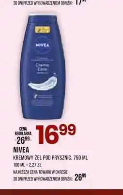 Drogerie Natura Kremowy żel pod prysznic Nivea oferta