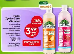 Żabka Napój Żywiec Zdrój Vitamins+ cytryna oferta