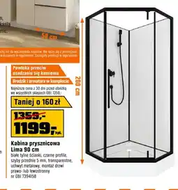 OBI Kabina prysznicowa Lima 90 cm oferta