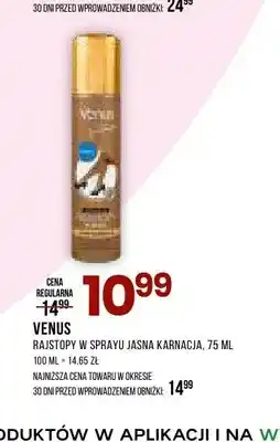 Drogerie Natura Rajstopy w sprayu jasna karnacja Venus oferta