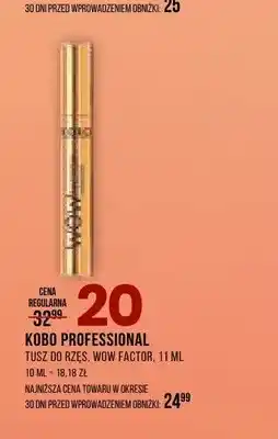 Drogerie Natura Tusz do rzęs Kobo Professional Wow Factor oferta