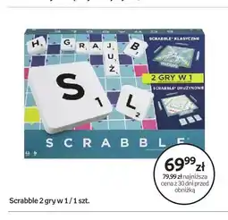 Empik Gra planszowa Scrabble 2 gry w 1 oferta