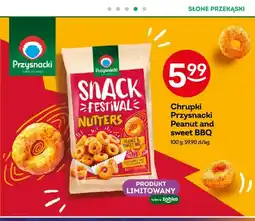 Żabka Chrupki Przysnacki Snack Festival Nutters Peanut and sweet BBQ oferta