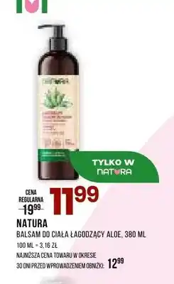 Drogerie Natura Balsam do ciała łagodzący aloe Natura oferta