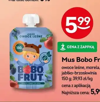 Żabka Mus Bobo Frut owoce leśne oferta