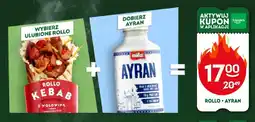 Żabka Zestaw Rollo kebab z wołowiną i Ayran Müller oferta