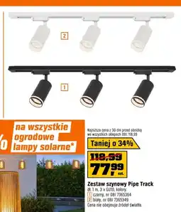 OBI Zestaw szynowy Pipe Track czarny oferta