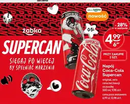 Żabka Napój Coca-Cola Original Taste Supercan oferta