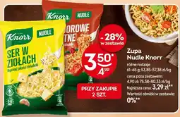 Żabka Zupa Nudle Knorr Ser w ziołach oferta