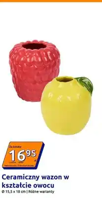 Action Ceramiczny wazon w kształcie owocu Ø15,5x18 cm oferta