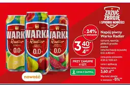 Żabka Piwo bezalkoholowe Warka Radler Cytryna 0,0% oferta